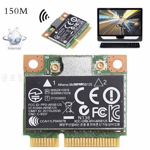 150M WiFi WLAN PCI-E Wireless Card Adapter For Atheros AR5B125 SPS 675794-001 For HP PN 670036-001 New shipping