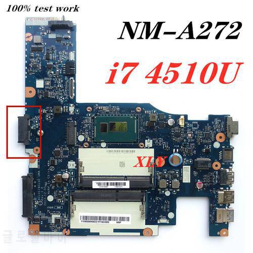 NM-A272 for Lenovo G40-70 Z40-70 notebook motherboard ACLU1/ACLU2 UMA NM-A272 CPU i7 4510U DDR3 100% test work