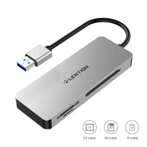 USB 3.0 to CF/SD/Micro SD Card Reader, SD 3.0 Card Adapter for SD/SDHC/SDXC/MMC/RS-MMC/Micro SD/Micro SDHC/Micro SDXC/CF Type I
