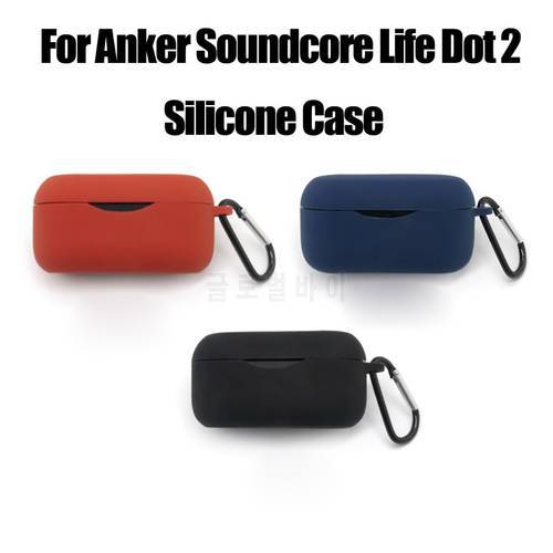 Silicone Cover Protective Case Full Shell for Anker -Soundcore Life Dot 2 anker earphone case