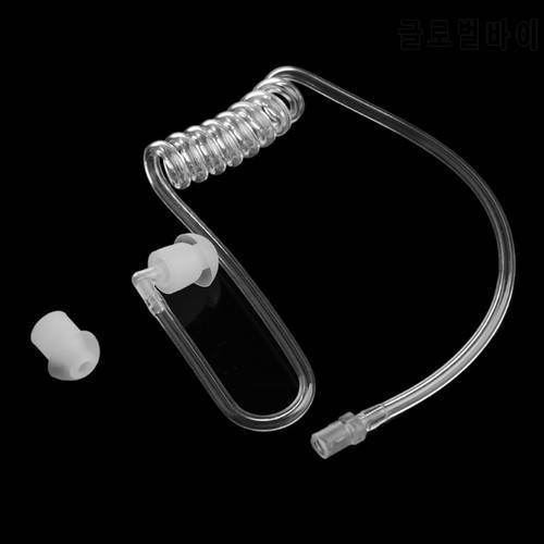 Earphone Transparent Coil Acoustic Air Tube Earplug For Two-Way Radio Walkie Talkie Earpiece Headset Accessories Shipping