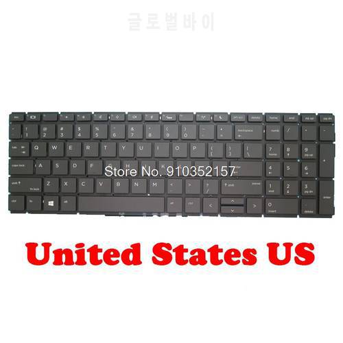 Laptop Keyboard For HP ProBook 450 G6 450 G7 455 G6 455 G7 Black Without Frame Japanese JP/United Kingdom UK/US