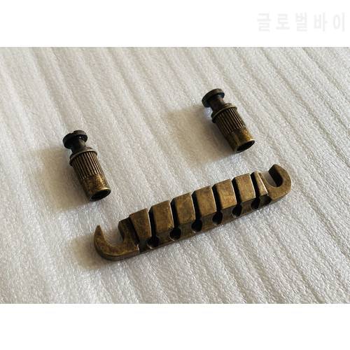 Discount Genuine IBZ Tailpiece Relic Gold Color for Electric Guitar Made in Korea L039
