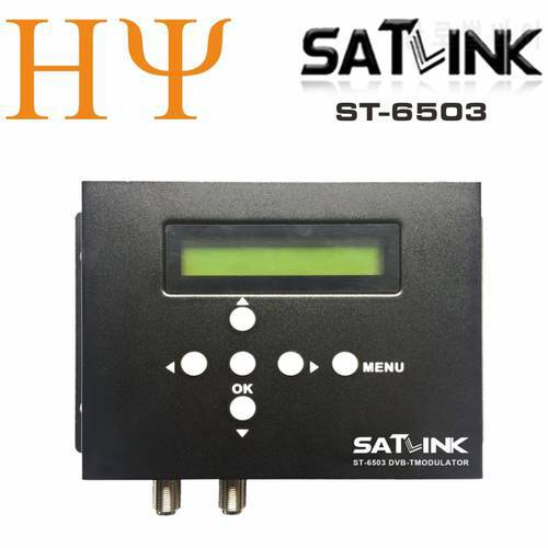Original Satlink ST-6503 DVB-T Modulator Route DVB-T modulator AV Router DM Modulator DVB-T AV HD Digital RF Modulator