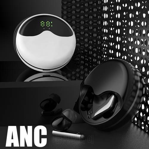 New ENC Wireless Headphones Bluetooth V5.1 Earphones Rotary Opening Sport Earbud Gaming Headset Touch Control With Mic For Phone