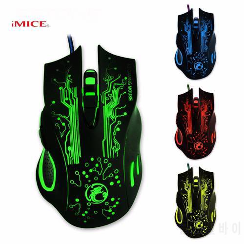 X9 3200DPI E-Sports Wired Gaming Mouse LED Optical 6D Mute USB For PC Computer Laptop