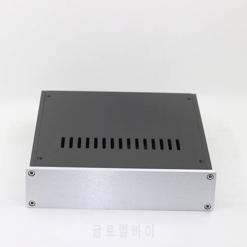 W220 H52 L226 Aluminum Power Amplifier Chassis Preamp Case DIY Skylight Vesion Headphone Amp Housing Rear Class Tube Amplify Box