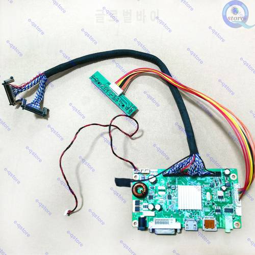 e-qstore:Give 2560×1440 2K LCD LM270WQ1(SL)(A1) LM270WQ1-SLA1 Screen New Life-HDMI-compatible+DP+DVI Controller Driver Board Kit