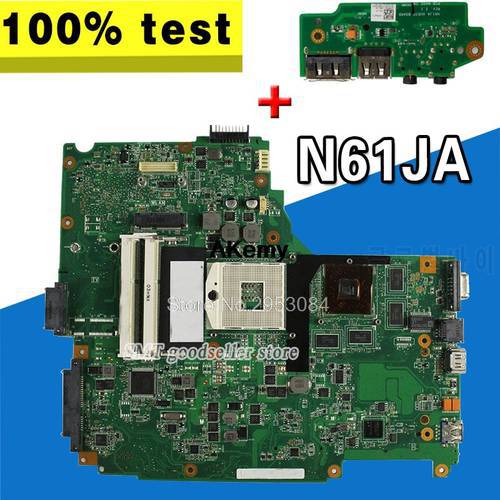 N61J Notebook Mainboard HD5730 GT325M Support Intel CPU for ASUS N61J N61JA N61JQ N61JV Laptop Motherboard Mainboard