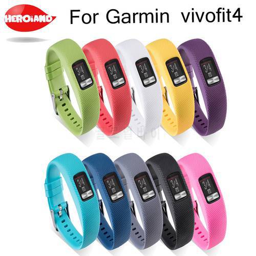 NEW Plaid Textured wrist Strap for Garmin vivofit4 Soft Silicone Replacement Wristband Watch Band for GARMIN VIVOFIT 4 Bracelets