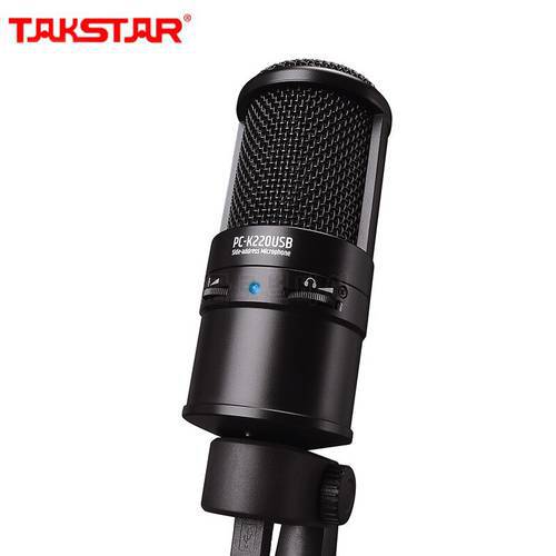 TAKSTAR USB Digital Recording Microphone plug and play For Webcast,influencer marketing,post dubbing,recording the singing