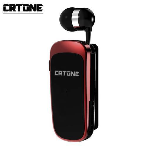 CRTONE K52 Mini Wireless Bluetooth Headset Call Remind Vibration Sports Clip Driver Auriculares Earphone PK F910 F920