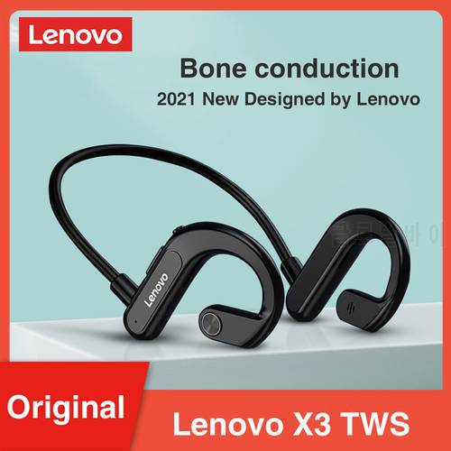 Lenovo Bone conduction Headphone Sport Running Swimming Waterproof Bluetooth Headset X3 X4 X5 Wireless Earphone With Mic