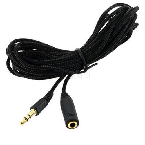 3m Headphone Extension Cable 3.5mm Jack Female to Male AUX Cable F/M Audio Stereo Extender Cord Earphone 3.5 mm Cloth Cable