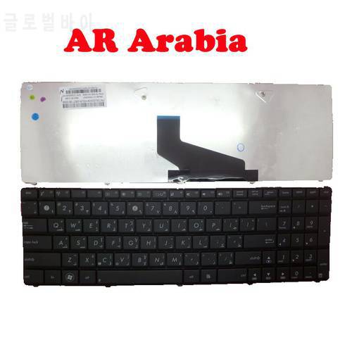 Laptop Keyboard For ASUS X53 X53BR X53BY X53TA X53TK X53U X53Z AR Arabia Black V118502AS1-AR 70-N5I1K1600 PK130J22A0
