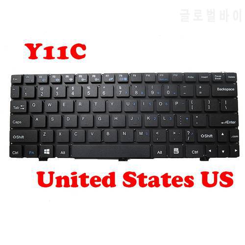 Laptop Keyboard For Haier Y11C JM254-6 K693 YJ-627 Black New United States US Without Frame