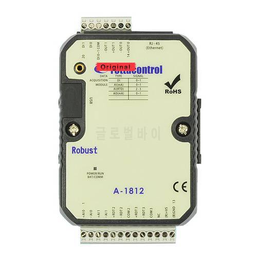 A-1812 2DI4AI2AO Ethernet Digital Analog Module 0 / 4-20mA Input Temperature Acquisition PT100 Direct Connection