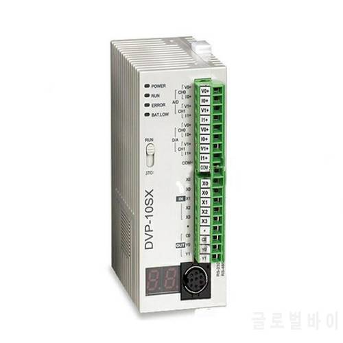 New Original DVP10SX11T PLC SX Series 24VDC 4DI 2DO (Transistor) 2AI/2AO
