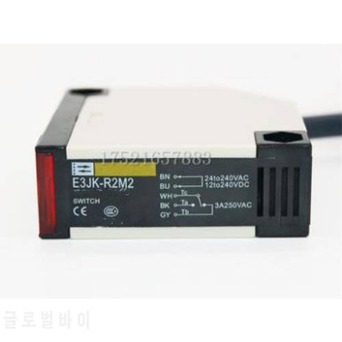E3JK-R2M2 AC/DC Photoelectric Switch Sensor 24-240VAC 12-240VDC New High Quality