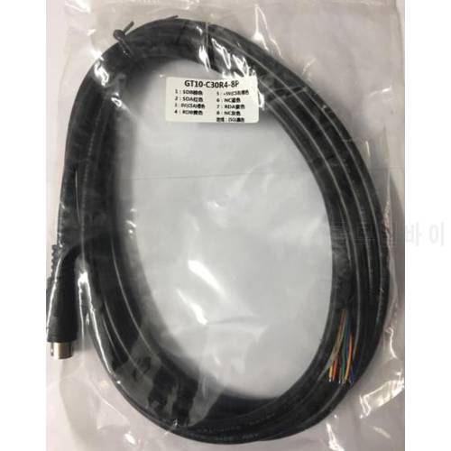 GT10-C30R4-8P For Mitsubishi GT1020/1030 Touch Panel To FX Series PLC Communication Cable GT10-C50R4-8P
