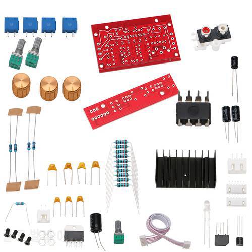 TDA7377 Power Amplifier 2.1 DIY kit 3 Channel Sound Audio AMP Board 12-18V DC Dropship