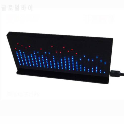 AS1424 DIY Kits Car Vehicle Music Spectrum Display LED Level indicator DC 5V Electronic Monitor Level Spectrum