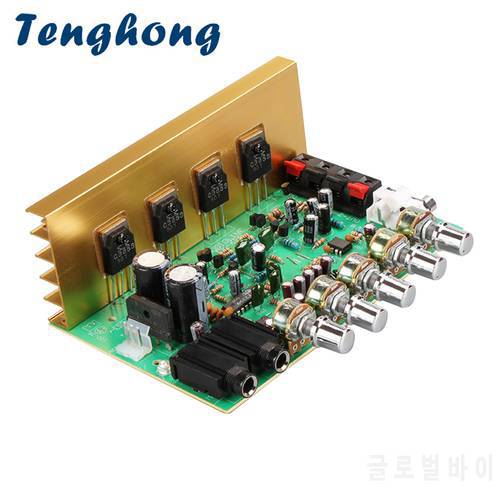 Tenghong OK688 Reverberation Amplifier Board 2.0 Channel 100W*2 Power Audio Amplifiers Board Dual AC18-24V Home Speaker OK AMP