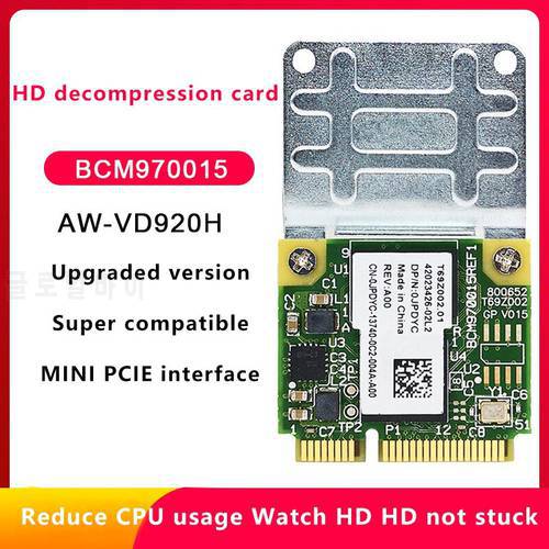 BCM970015 BCM70015 HD Video Decoder 1080P Mini PCI-E Adapter Hardware Video Decoder for Laptop Eee PC HTPC
