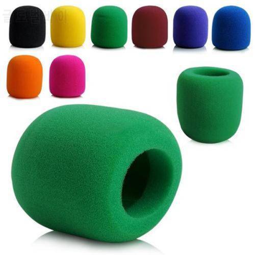 1pc Mix Colors Sponge Microphone Set Replacement Foam DJ Stage Windshield Wind Shield Cover Thick
