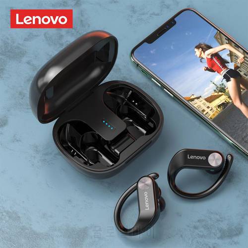 Lenovo LP7 TWS Bluetooth Earphone 360° Anti Slip Sport Running Wireless Earbuds Headphones with Mic HD Stereo IPX5