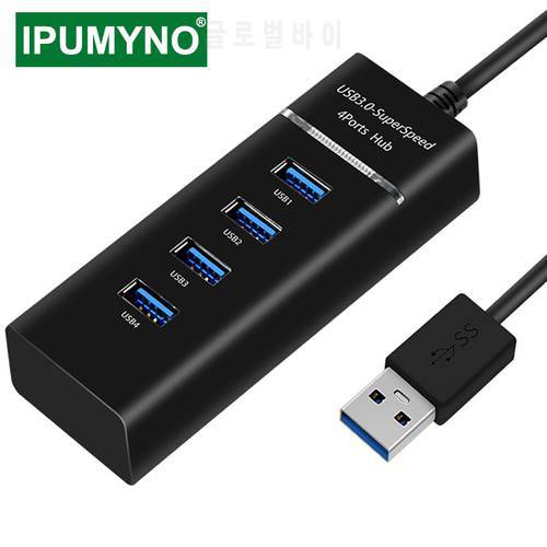 USB HUB 3.0 Multi 3.1 Type C 4 Port For Computer PC Notebook Laptops Accessories Usb 3 Hub With LED OTG Adapter Splitter