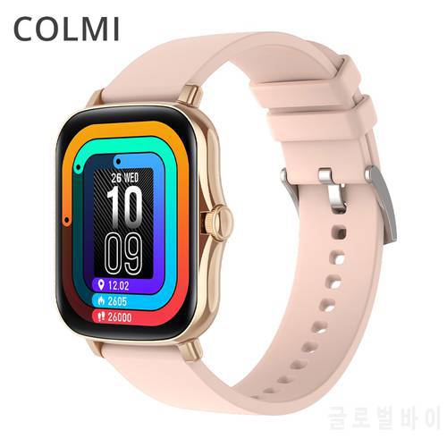 COLMI P8 GT Smart Watch Men 1.69 Inch Full Touch Heart Rate Fitness Tracker IP67 Waterproof Women GTS 2 Smartwatch