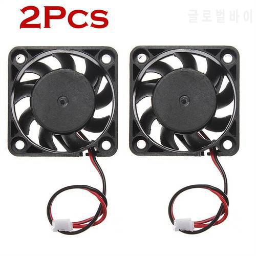 2pc Cooling Fans 5V Mini 40MM x 40MM x 10MM Computer Fans Brushless 2-pin Case Fan shipping 17