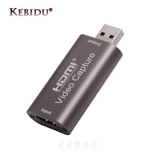 Mini 4K 1080P USB 2.0 3.0 Video Capture Card Game Recording Box for Computer Youtube OBS Live Streaming Broadcast