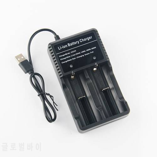 1 Pcs KingWei NK-306 Electric Double 4.2V Batteries Charger 3.7V Rechargeable Li ion Battery With USB Cable