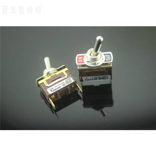 Toowei Switch Toggle Switch 2pins ON-OFF Solder Terminal 15A 250VAC 20A 125VAC 2Pieces Free Shipping