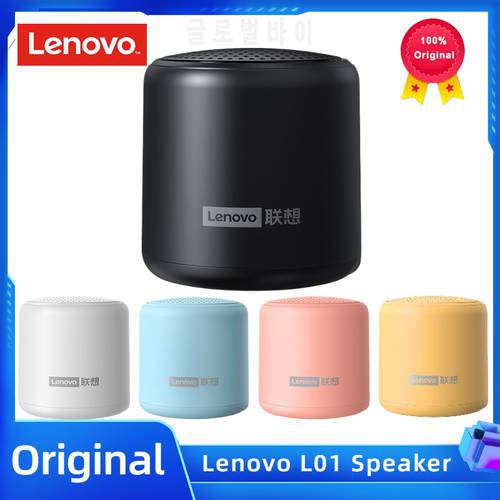 Lenovo L01 Mini Wireless Bluetooth 5.0 Speaker TWS Connection Outdoor Portable Speaker Hands-free with Mic USB Sound Box