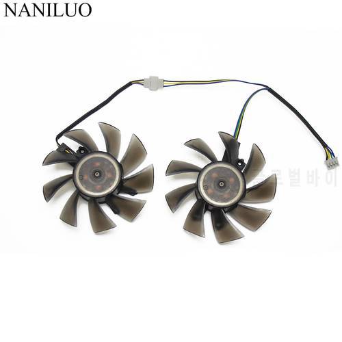 2PCS/lot P106 GA82S2H For GALAX GTX1060 Cooler Fan For KFA2 GeForce GTX 1060 OC Graphics Cards as replacement Fa