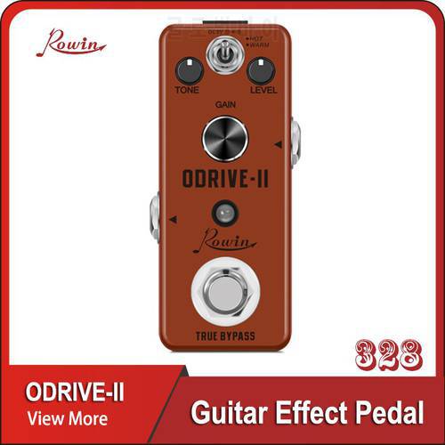 Rowin Electric Guitar Pedal Vintage Overdrive LEF-302B ODRIVE-II Classical Electronic Overdrive Guitar Effect Pedal True Bypass