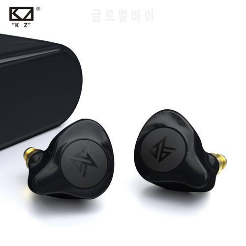 KZ S2 1DD+1BA Hybrid TWS True Wireless Bluetooth v5.0 Earphones Game Earbuds Touch Control Noise Cancelling Sport Headset