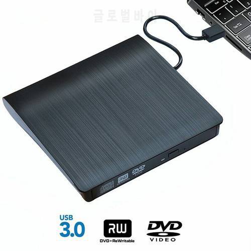 USB 3.0 Slim External DVD RW CD Writer Drive Burner Reader