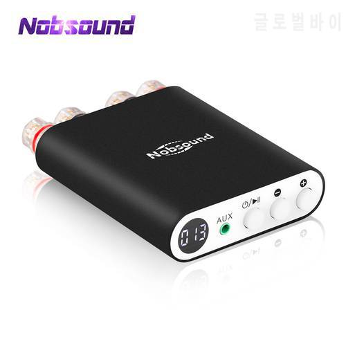 Nobsound TA-21 Mini Bluetooth 5.0 DSP Digital Amplifier Stereo Audio Receiver TPA3221 Integrated Power Amp 100W+100W