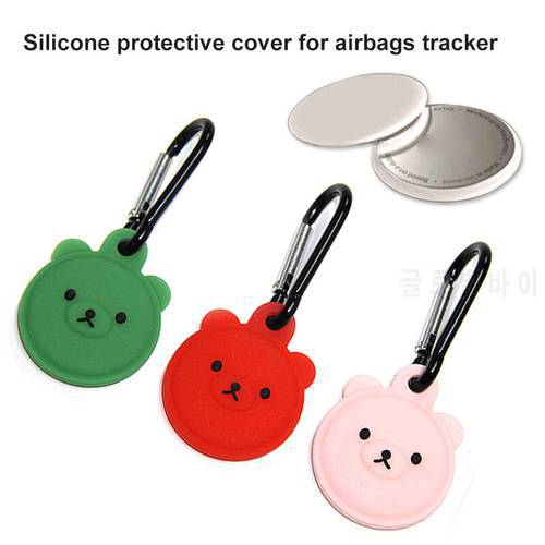 1PC Protective Cover Kids Pet Anti-Lost Location Tracker Silicone Case With Buckle For Apple AirTags Tracker Protective Cover