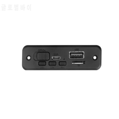 2*3W Amplifier Wireless Bluetooth 5.0 MP3 WMA Decoder Board 5V Car FM Radio Module Support TF USB MP3 Player