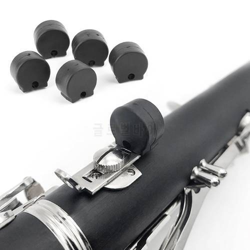 5pcs Rubber Clarinet Finger Cushions Thumb Rest Woodwind Instruments Accessories Musical Instrument Accessories