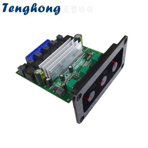 Tenghong TPA3156D2 Bluetooth 5.0 Subwoofer Amplifiers 2.1 Power Sound Amplifier Board 2*70W+140W Audio Amplificador With Panel