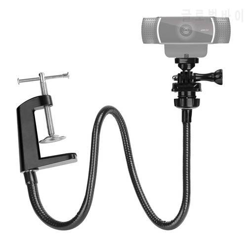 New Adjustable Webcam Holder Stand Enhanced Durable Desk Mount Mini Cam Clamp Bracket Flexible Gooseneck For Logitec Webcam
