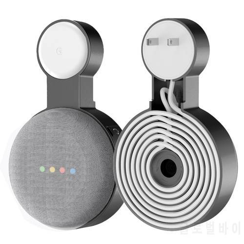 Outlet Wall Mount Holder for Google Home Mini(1st Gen) and Google Nest Mini(2st Gen) Space-Saving Accessories Compact Case Plug