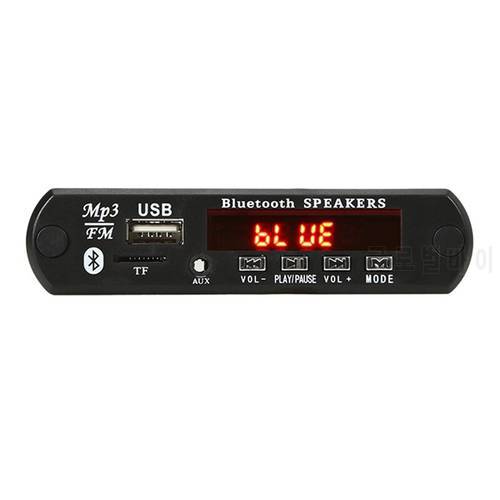 2X15W Amplifier MP3 Decoder Board 12V Bluetooth 5.0 30W Car FM Radio Module Support TF USB AUX