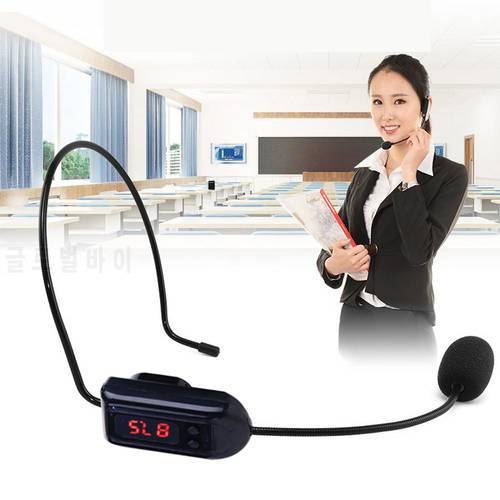 Portable Handsfree Megaphone Mic for Loudspeaker DC 3.3V-5V Wireless Headset with Microphone Support 87.5MHz~108MHz Radio FM